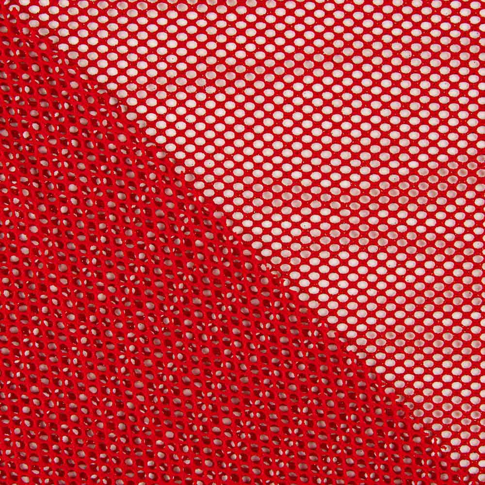 Rotes durchbrochenes Glitzer-Netzgewebe - Ribes y Casals