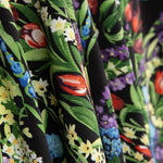 Koshibo Thousand Flowers Druck Schwarz - Ribes y Casals