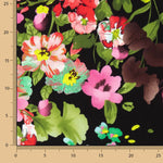Koshibo Floral Print Schwarz - Ribes y Casals