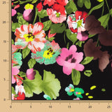 Koshibo Floral Print Schwarz - Ribes y Casals