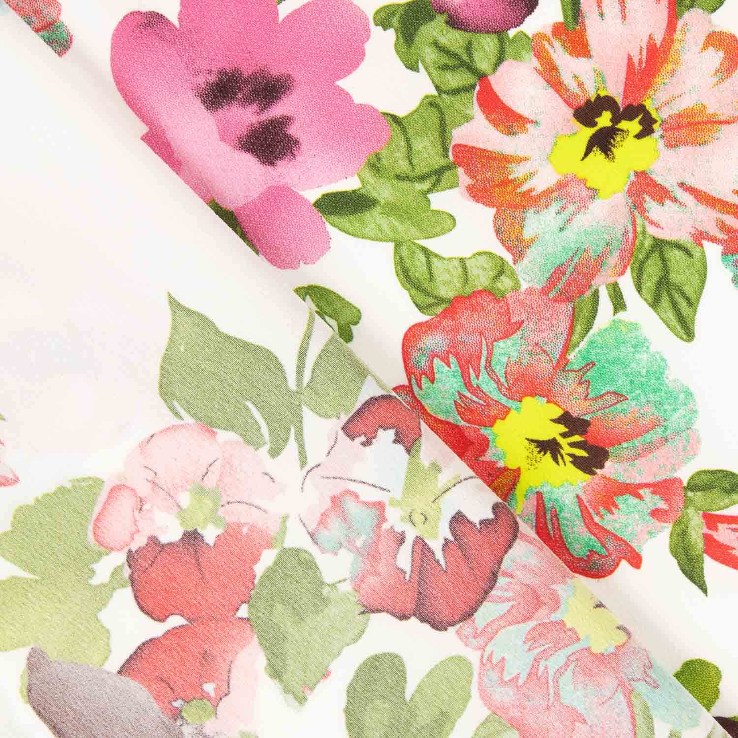 Koshibo Blumendruck Ecru - Ribes y Casals