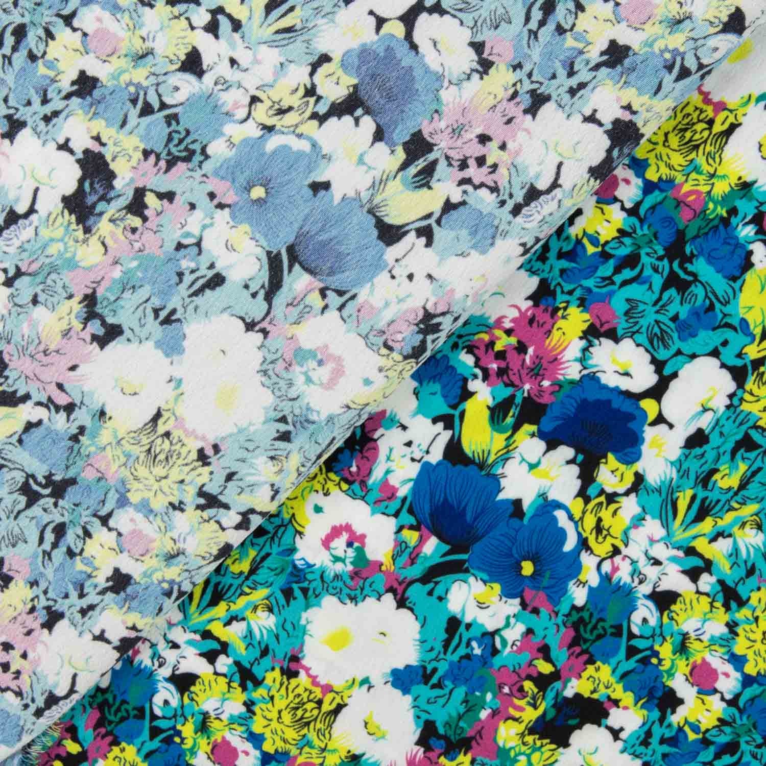 Koshibo Blaue Blume Druck - Ribes y Casals