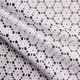 Swiss Embroidery Gänseblümchen Weiß Natur - Ribes y Casals