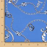 Polyester Satin Königsketten Blau - Ribes y Casals