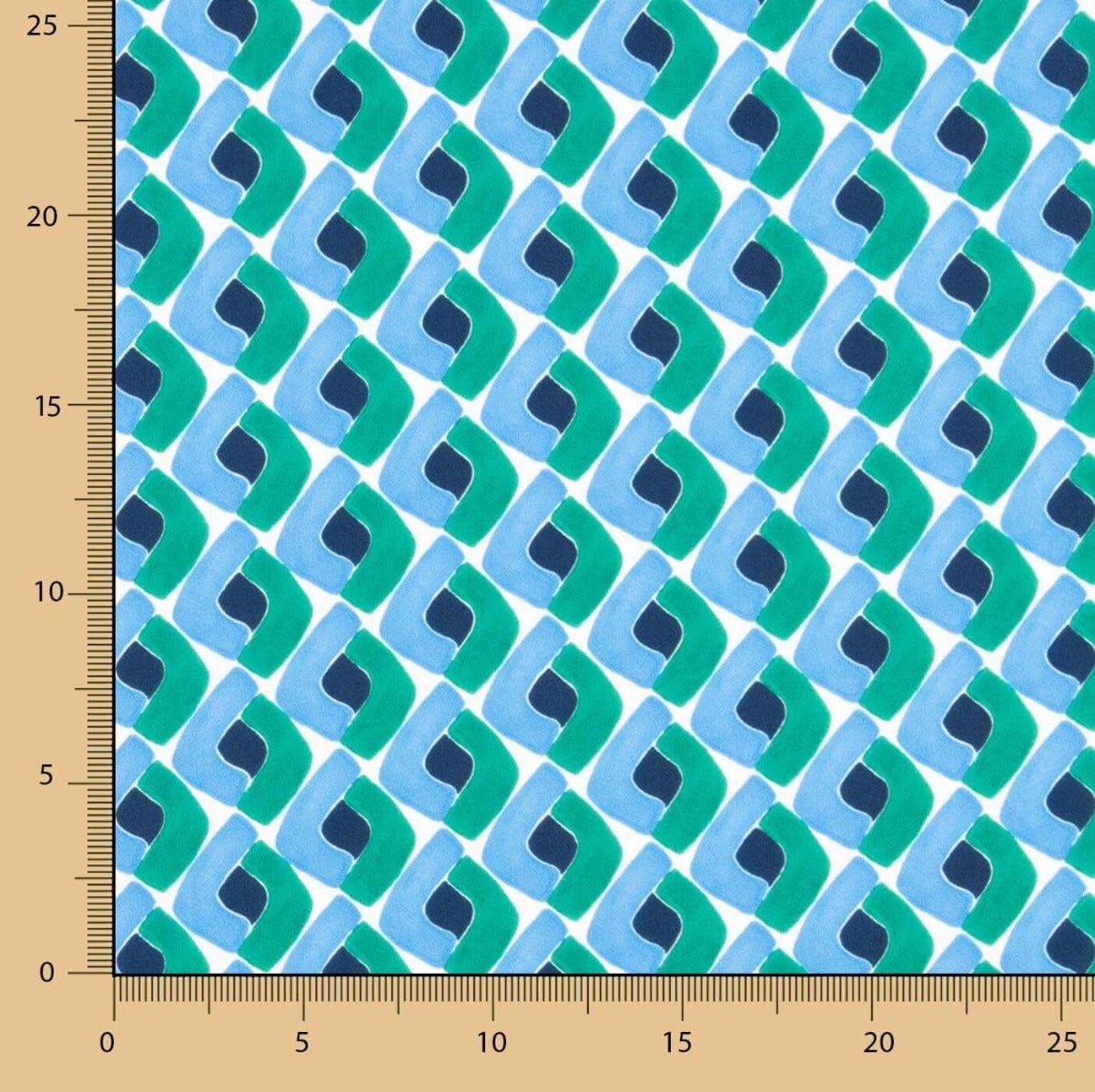 Polyester Satin Retro Wave - Ribes y Casals