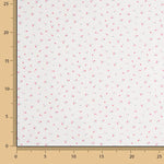 Baumwoll-Popeline Mini Konfetti Rosa - Ribes y Casals
