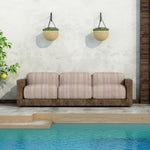 Teflon Outdoor Plane braun gestreift klein 320cm - Ribes y Casals