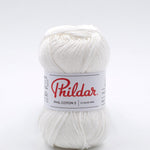 Phildar Coton 3 Weiß - Ribes y Casals