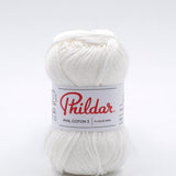 Phildar Coton 3 Weiß - Ribes y Casals