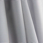 Futterstoff-Reststück, marineblau mit Streifen – verschiedene Maße x Breite 140 cm - Ribes y Casals