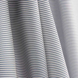 Futterstoff-Reststück, marineblau mit Streifen – verschiedene Maße x Breite 140 cm - Ribes y Casals