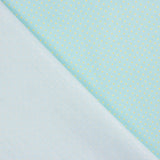 Lime Green Water Green Mini Polka Dots Bedruckter Perkal - Ribes y Casals