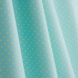 Lime Green Water Green Mini Polka Dots Bedruckter Perkal - Ribes y Casals