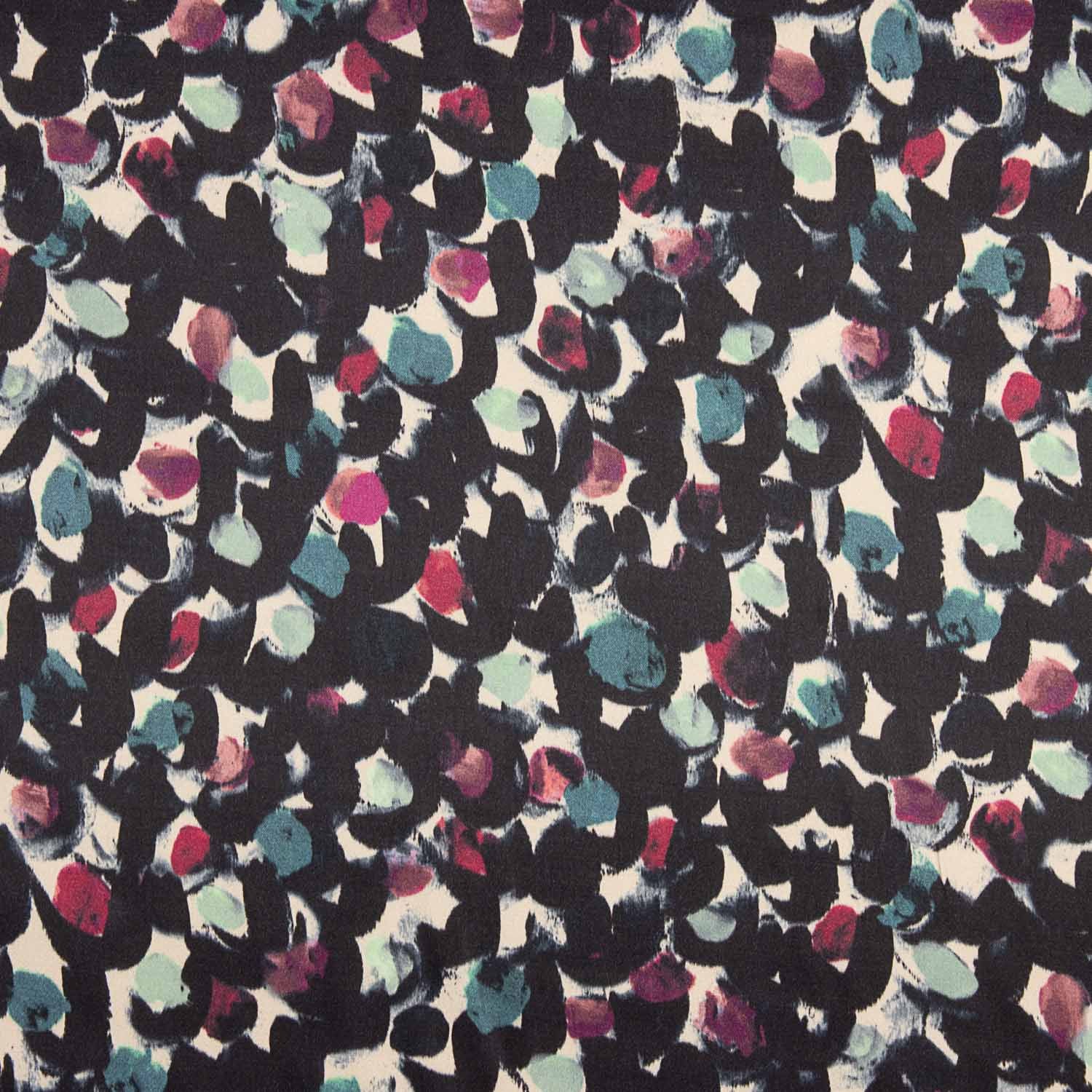 Satin aus Polyester mit „Nocturnas“-Pinselstrichmuster - Ribes y Casals
