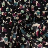 Satin aus Polyester mit „Nocturnas“-Pinselstrichmuster - Ribes y Casals