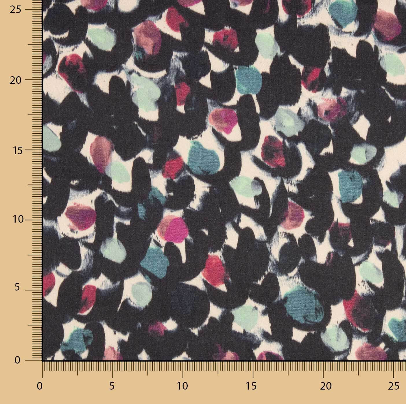 Satin aus Polyester mit „Nocturnas“-Pinselstrichmuster - Ribes y Casals