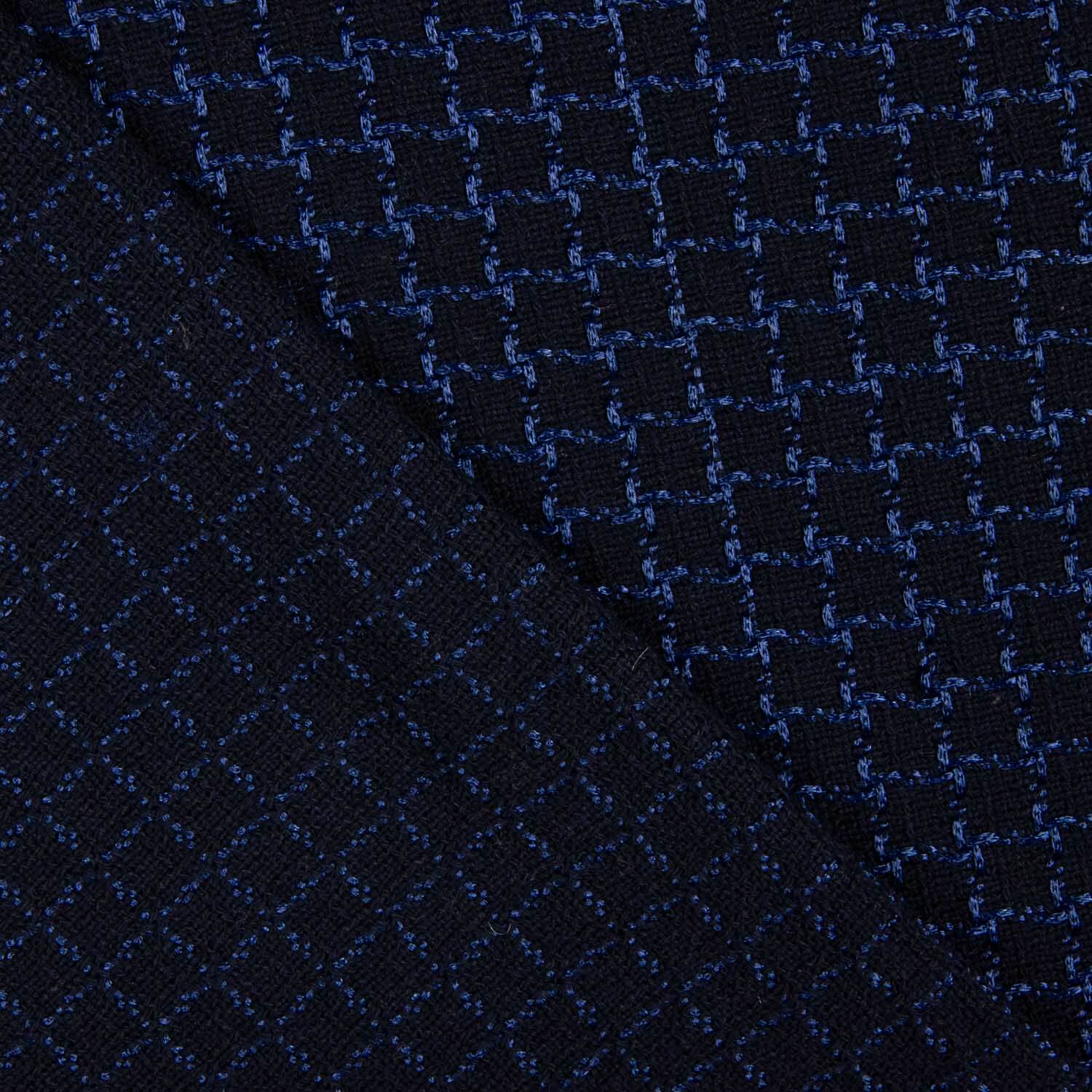 Tweed Plaid Blau - Ribes y Casals