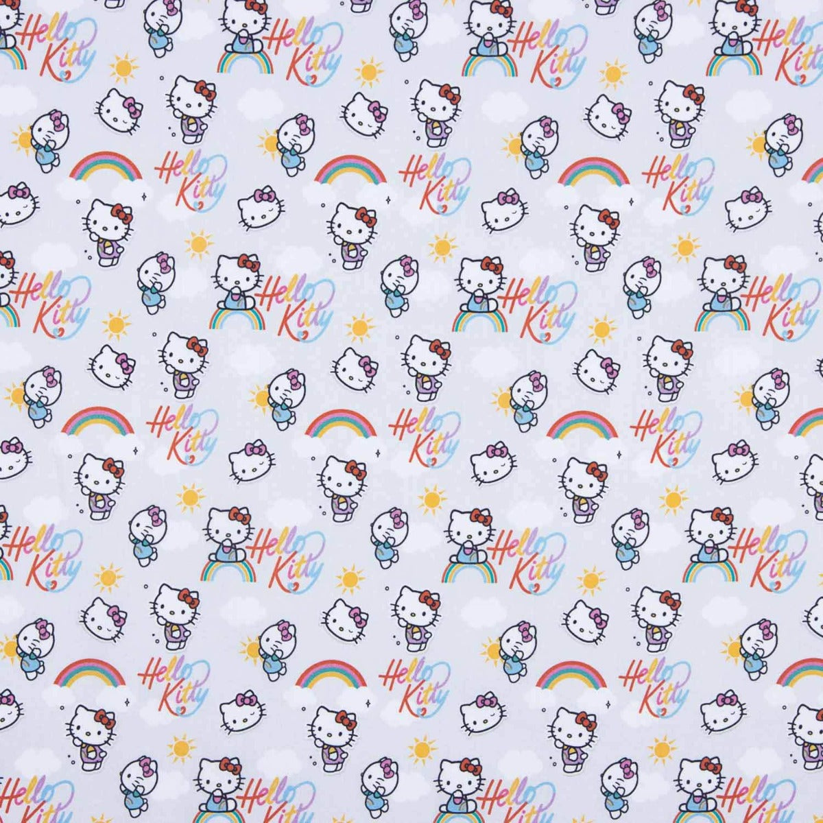 Hello Kitty Lizensierte Popeline Grau - Ribes y Casals