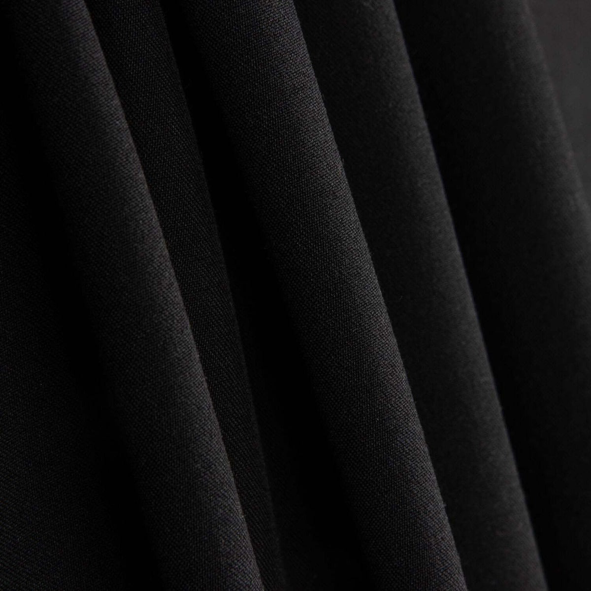 Schwarzer Viskose Twillielastic Twill Schwarz Viskose - Ribes y Casals