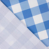 Perkal bedruckte blaue Quadrate - Ribes y Casals
