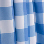 Perkal bedruckte blaue Quadrate - Ribes y Casals