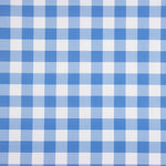 Perkal bedruckte blaue Quadrate - Ribes y Casals