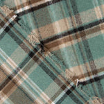Mufflon kanariengrün und beige kariert - Ribes y Casals