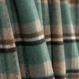 Mufflon kanariengrün und beige kariert - Ribes y Casals