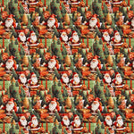 Popeline Baumwolle Weihnachten Popeline Weihnachtsmann - Ribes y Casals