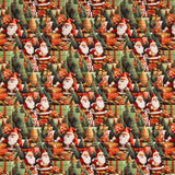 Popeline Baumwolle Weihnachten Popeline Weihnachtsmann - Ribes y Casals