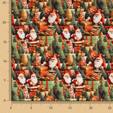 Popeline Baumwolle Weihnachten Popeline Weihnachtsmann - Ribes y Casals