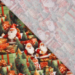 Popeline Baumwolle Weihnachten Popeline Weihnachtsmann - Ribes y Casals