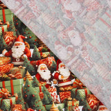 Popeline Baumwolle Weihnachten Popeline Weihnachtsmann - Ribes y Casals