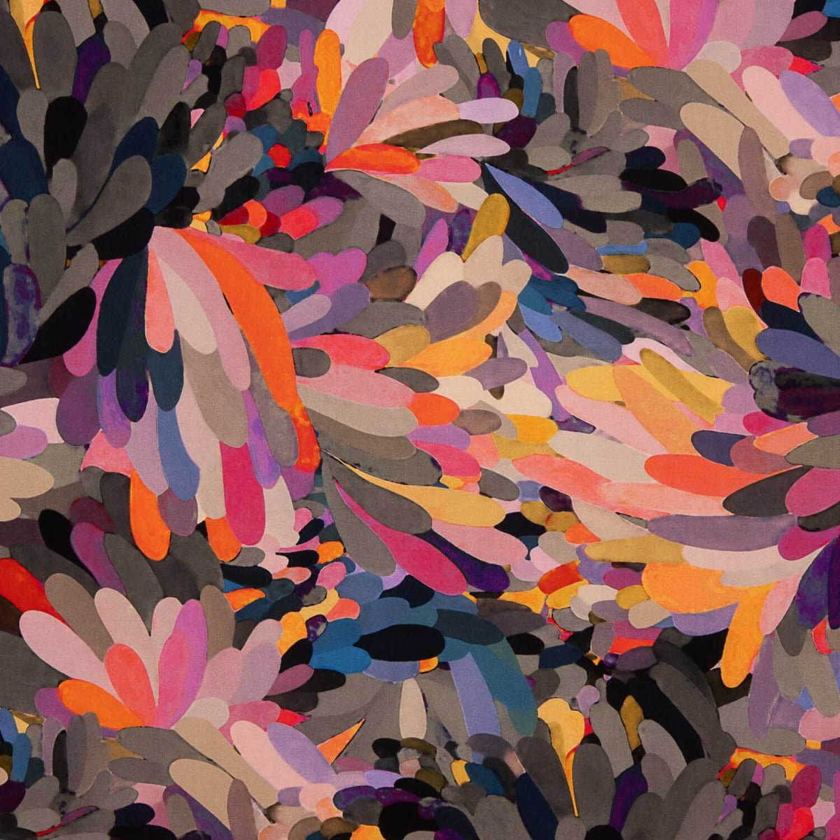Viskose Retal Aurora Floral 60 x 145 cm - Ribes y Casals