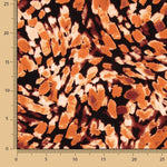 Krepp Viskose Nebel Orange - Ribes y Casals