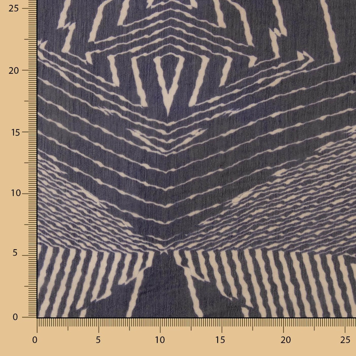 Optische Tribal-Viskose-Gaze 85 x 135 cm - Ribes y Casals