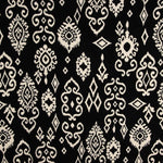Viskose Bambula mit Ikat-Muster „Nocturno“ - Ribes y Casals