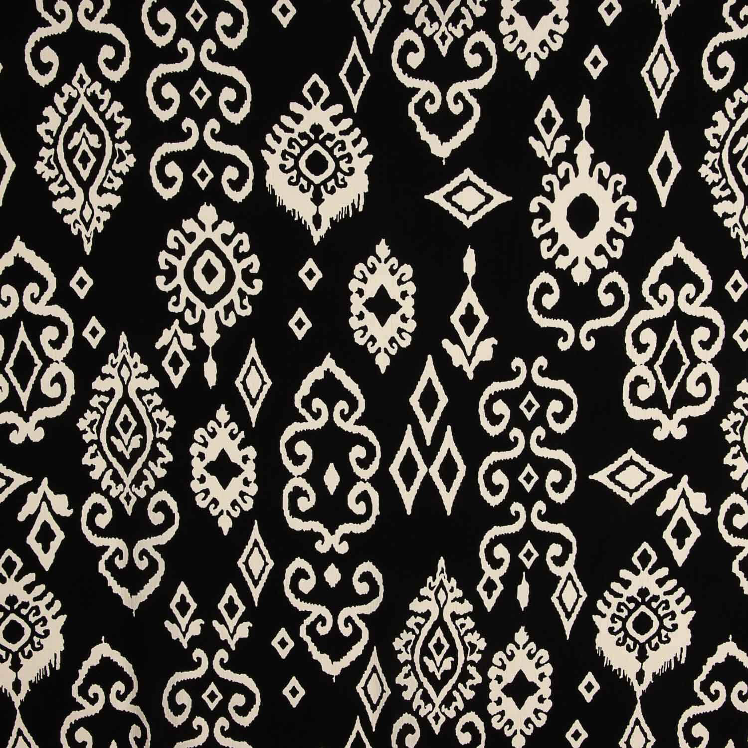 Viskose Bambula mit Ikat-Muster „Nocturno“ - Ribes y Casals