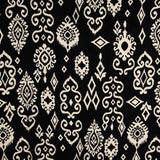 Viskose Bambula mit Ikat-Muster „Nocturno“ - Ribes y Casals