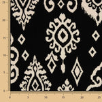 Viskose Bambula mit Ikat-Muster „Nocturno“ - Ribes y Casals