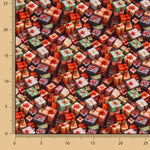 Baumwolle Popeline Weihnachtsgeschenk Farben - Ribes y Casals