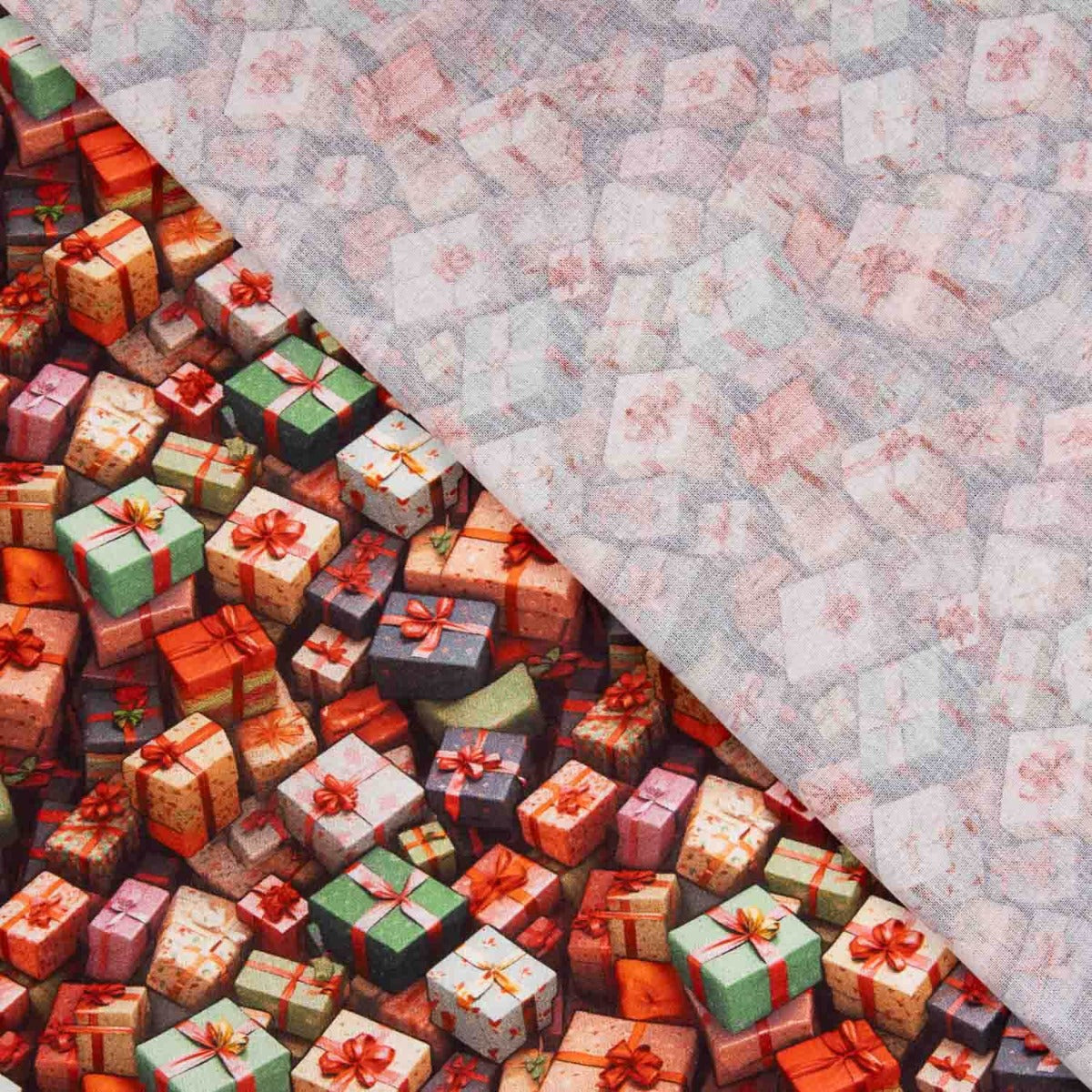 Baumwolle Popeline Weihnachtsgeschenk Farben - Ribes y Casals