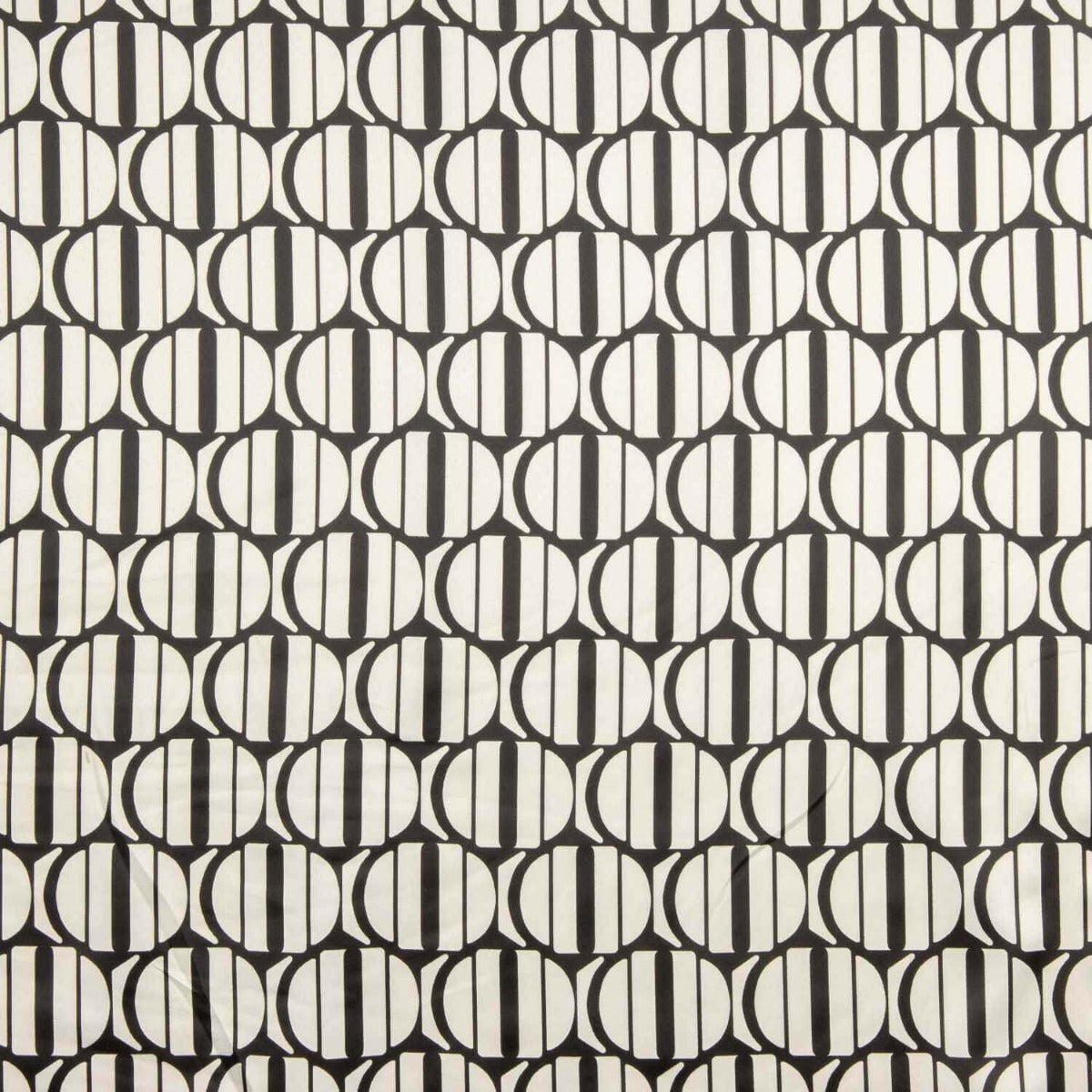 Satin-Polyester-Stoffrest geometrisch – verschiedene Maße x Breite 155 cm - Ribes y Casals
