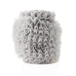 Plissiertes Garrucha-Band 6 cm Grau - Ribes y Casals