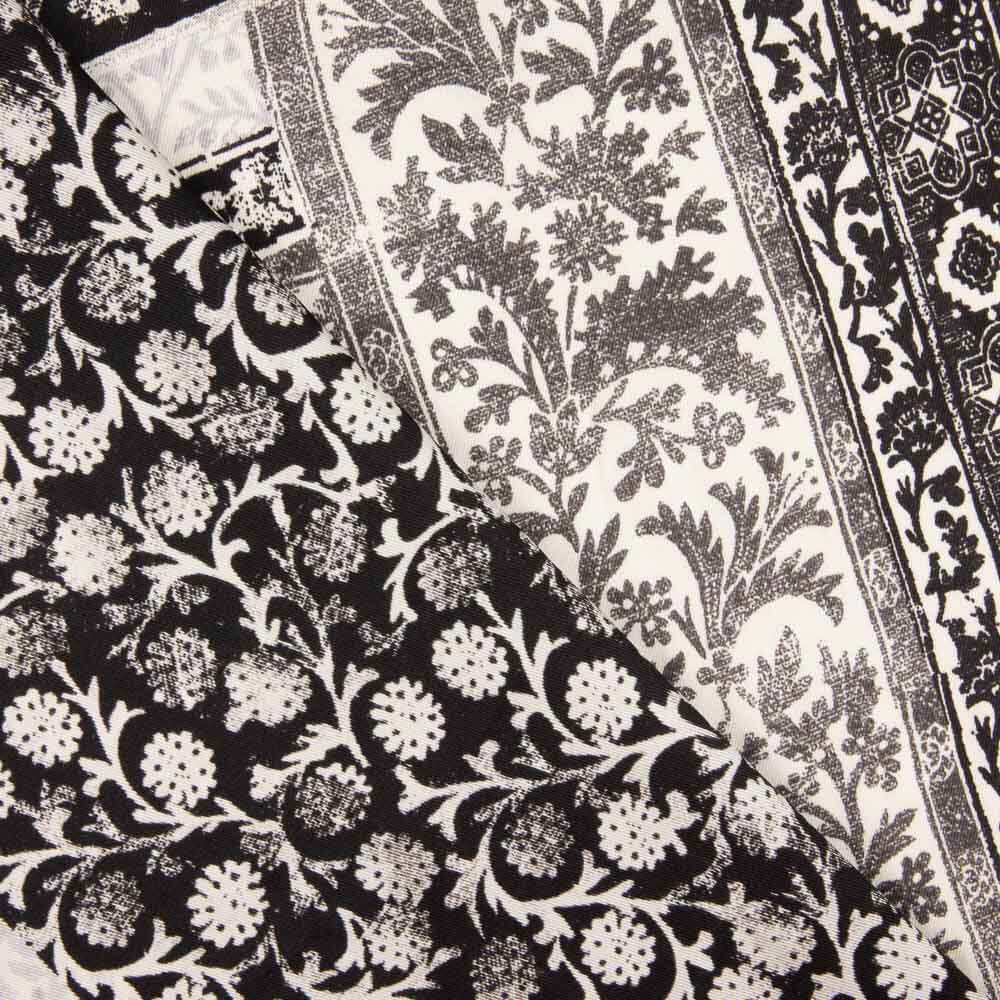 Klassischer Kaschmir-Print aus Polyester-Satin - Ribes y Casals