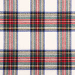 Mufflon weiß, rot und grün kariert 140 x 150 cm - Ribes y Casals