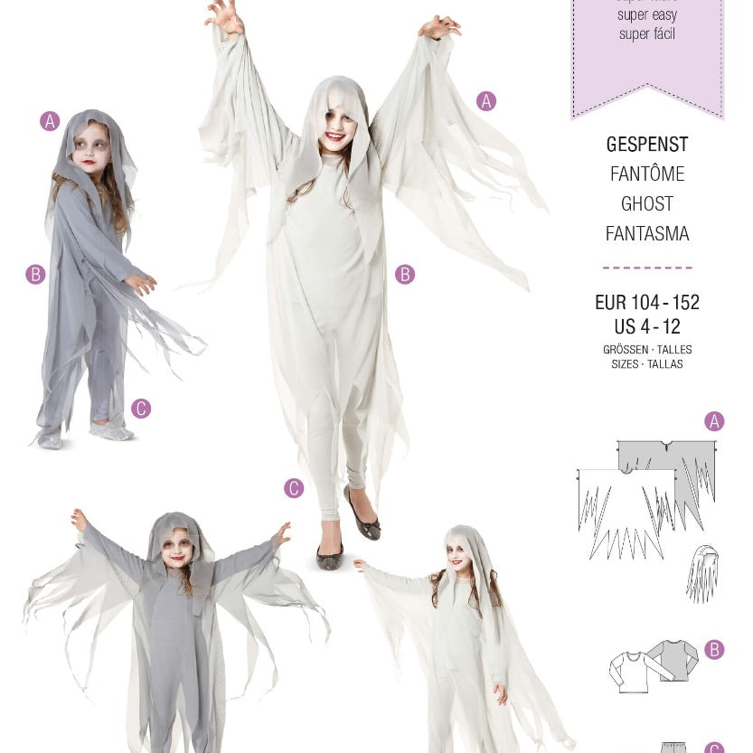 Burda Schnittmuster 2370 Geist - Ribes y Casals