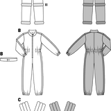 Schnittmuster Burda 2379 Astronaut - Ribes y Casals