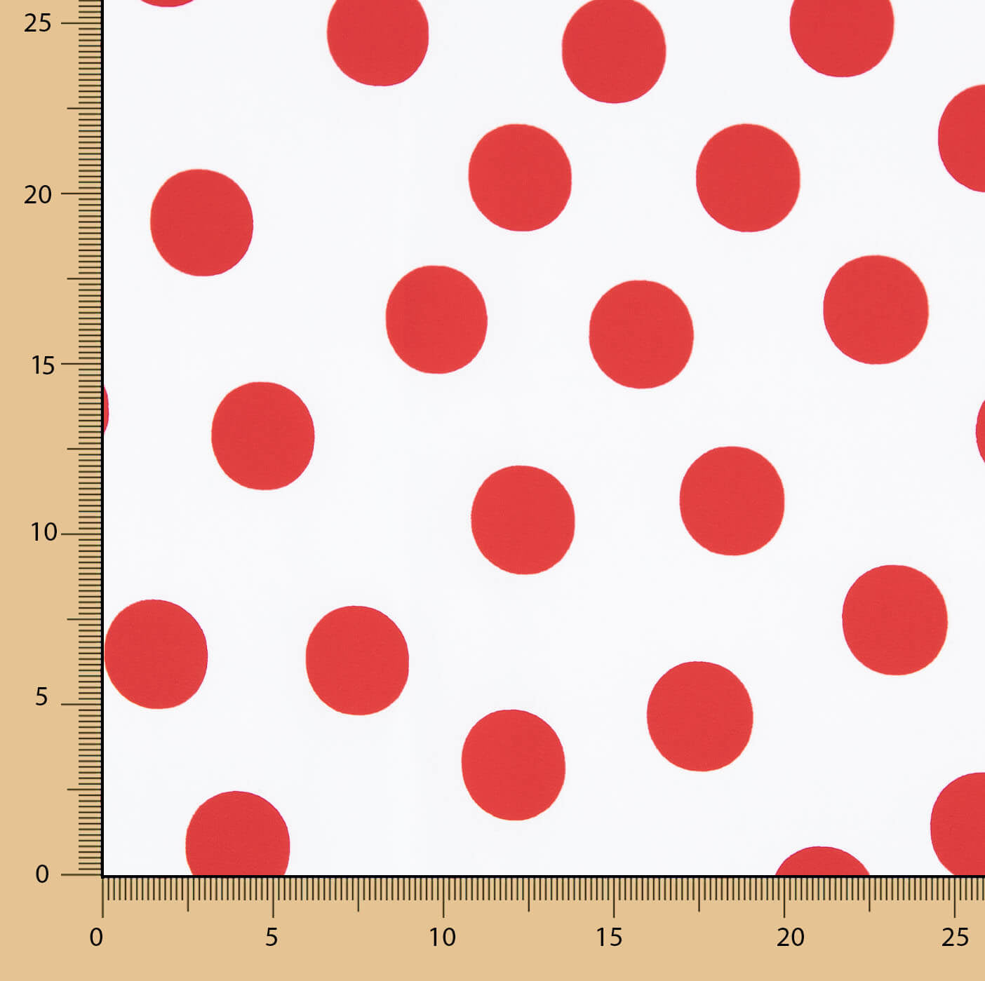 Koshibo Polka Dots 33mm Weiß-Rot - Ribes y Casals