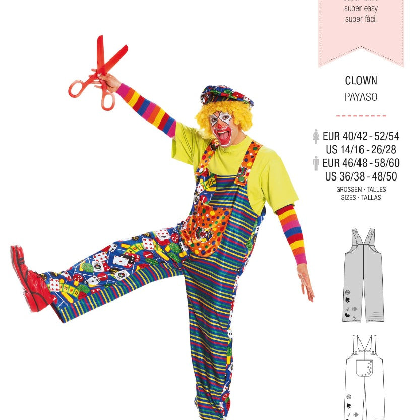 Schnittmuster Burda 2453 Clown - Ribes y Casals